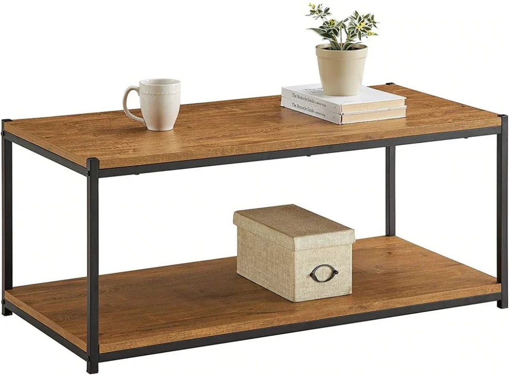 Table with Iron Frame - Stylish & Sturdy Design - myhomestore.com.pk