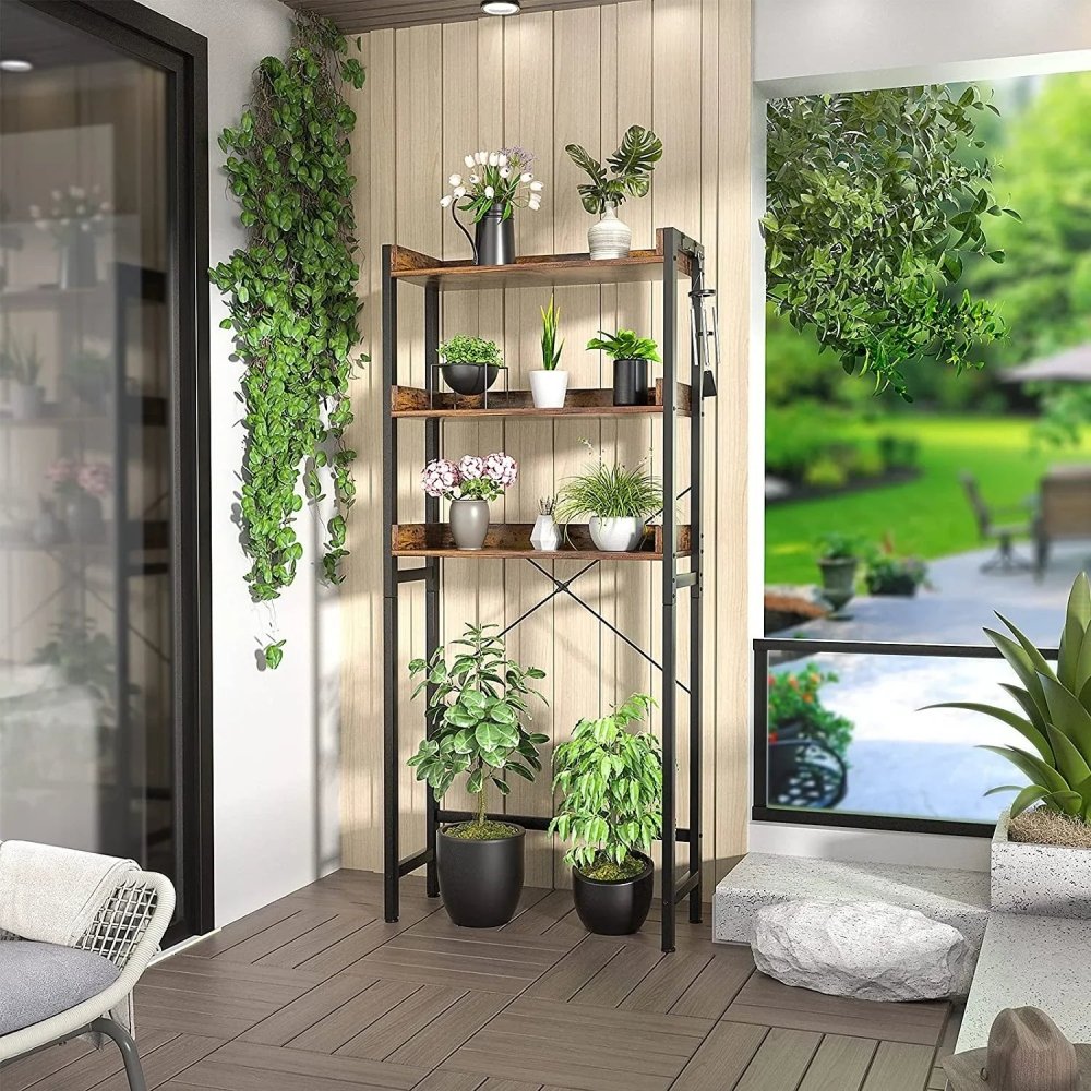 Toilet Storage Rack, 3 - Tier Bathroom Organizer Shelf Over Toilet, Freestanding Space Saver Toilet Stands - myhomestore.com.pk