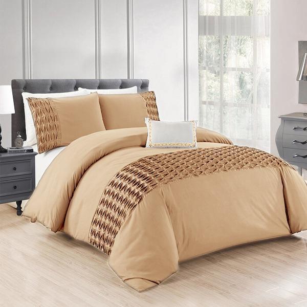 Twisted Pleated Duvet Set - myhomestore.com.pk