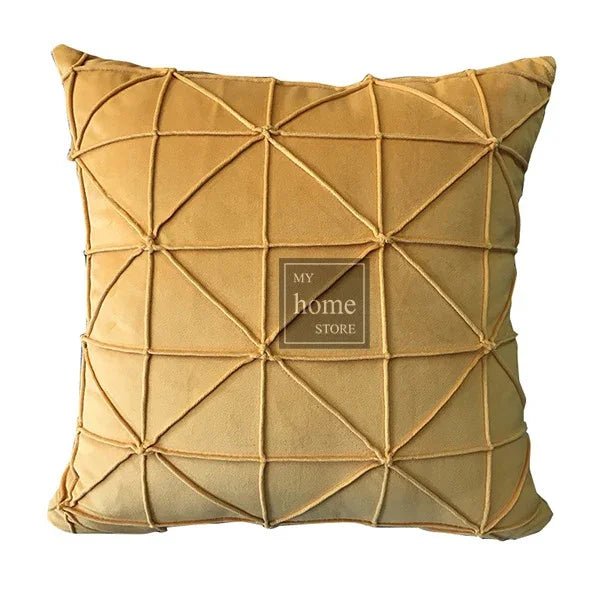 Velvet Pleated Cushion Cover - myhomestore.com.pk