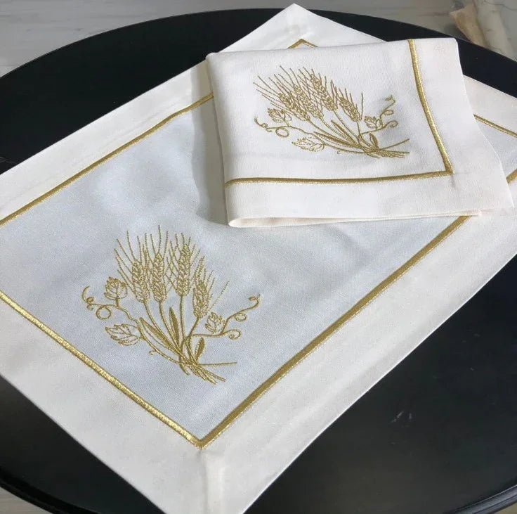 Wheet Gold Table Mats - myhomestore.com.pk