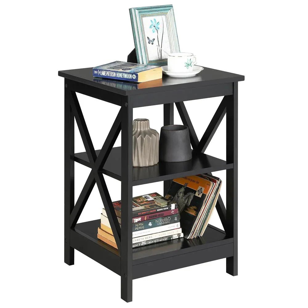 X - Design center Table with Side Table Black - myhomestore.com.pk
