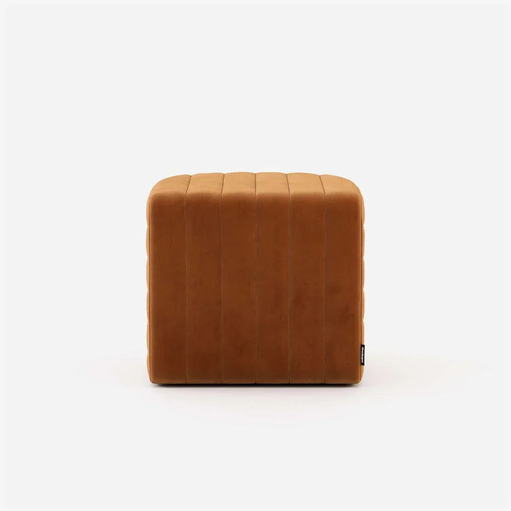 Zigzag Velvet Stool - myhomestore.com.pk