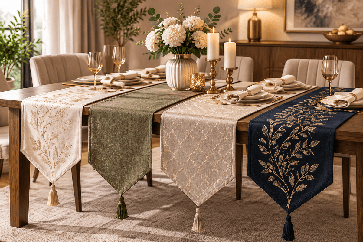 Elegant Table Runners – Stylish Dining Table Decor Essentials - myhomestore.com.pk