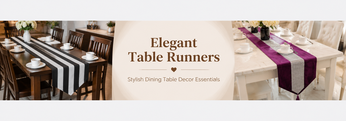 Elegant Table Runners – Stylish Dining Table Decor Essentials - myhomestore.com.pk