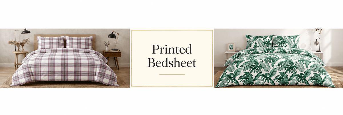 Printed Bedsheet - myhomestore.com.pk