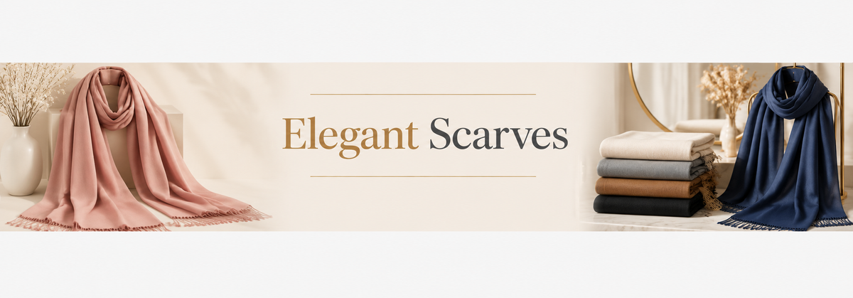 Elegant Scarves – Stylish Fashion Accessories for Every Look - myhomestore.com.pk