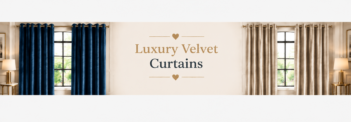 Luxury Velvet Curtains – Premium Window Decor for Elegant Homes - myhomestore.com.pk