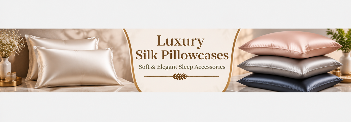 Luxury Silk Pillowcases – Soft & Elegant Sleep Accessories - myhomestore.com.pk