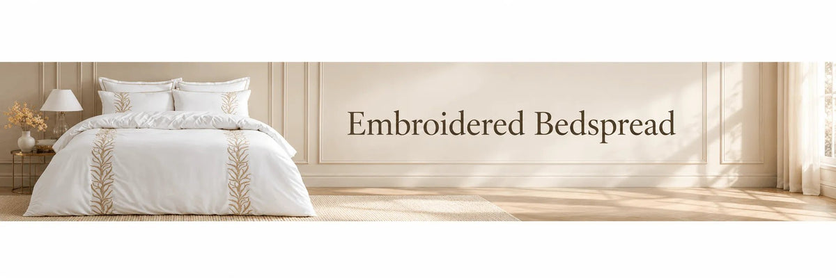 Embroidered Bedspread - myhomestore.com.pk