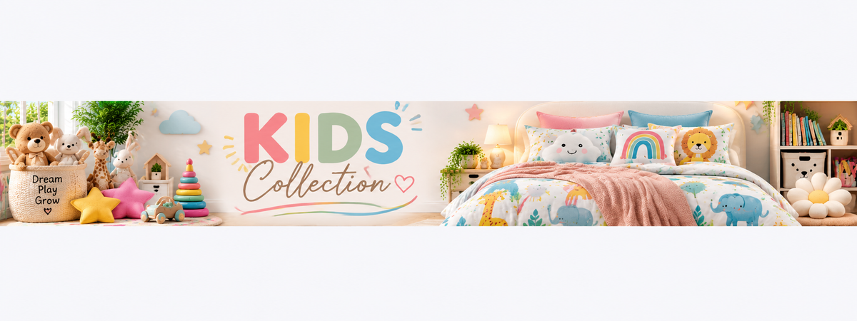 Kids Bedroom Essentials – Colourful Bedding & Comfort Collection - myhomestore.com.pk