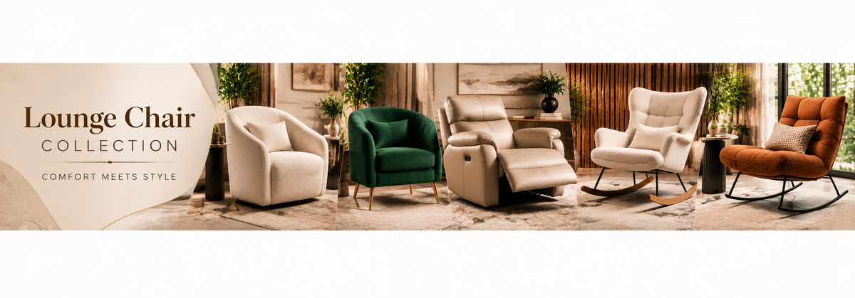 Luxury Lounge & Rocking Chairs | Comfortable Living Room Seating - myhomestore.com.pk