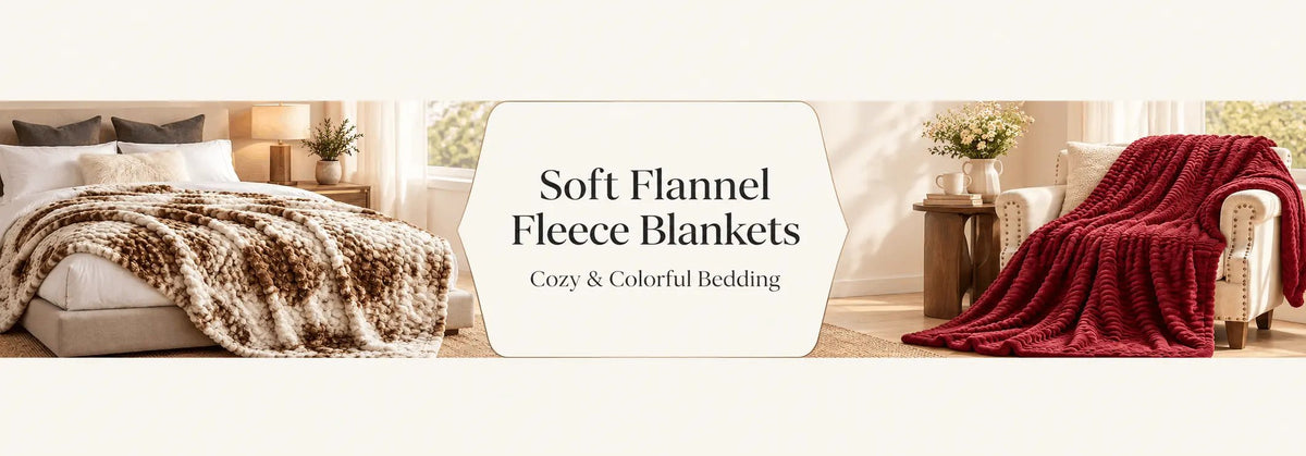 Soft Flannel Fleece Blankets – Cozy & Colorful Bedding - myhomestore.com.pk