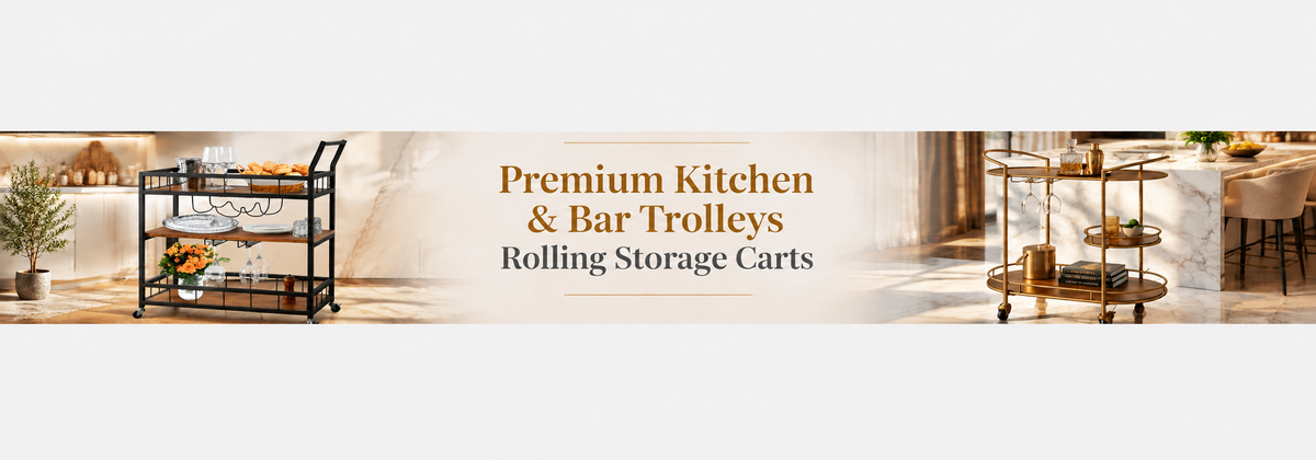 Premium Kitchen & Bar Trolleys | Rolling Storage Carts - myhomestore.com.pk