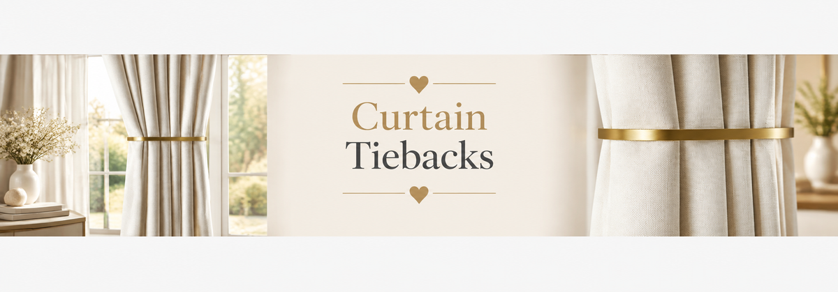 Curtain Tiebacks – Elegant Finishing Touches for Window Decor - myhomestore.com.pk