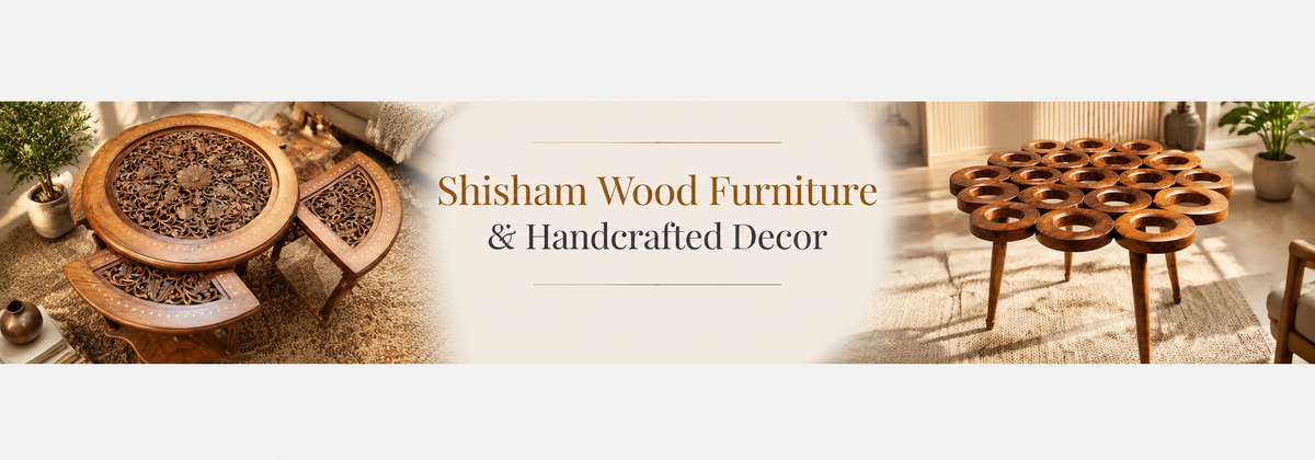 Shisham Wood Furniture & Handcrafted Decor | MyHomeStore - myhomestore.com.pk