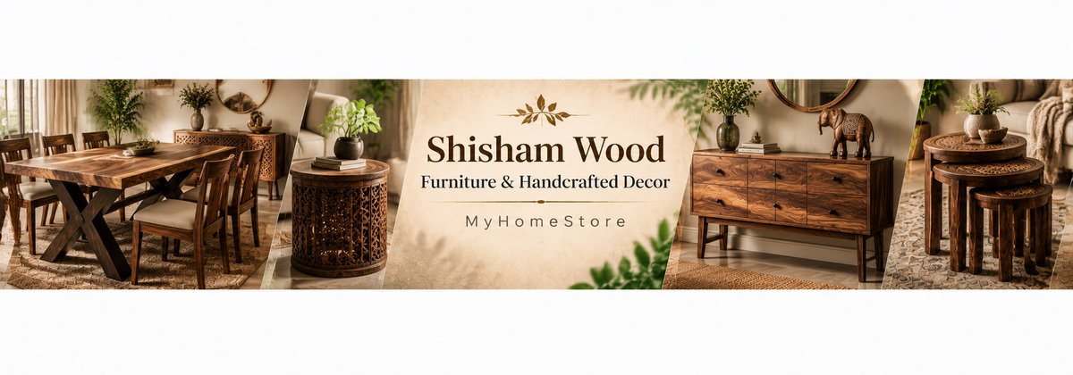 Shisham Wood Furniture & Handcrafted Decor | MyHomeStore - myhomestore.com.pk