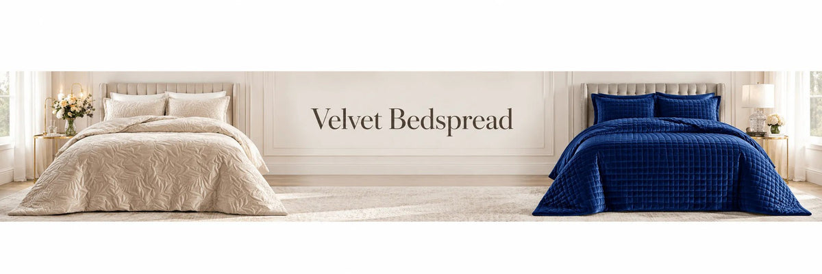 Velvet Bedspread - myhomestore.com.pk