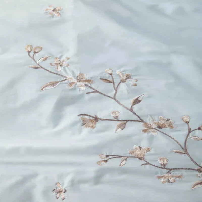 Chinese Blossom Embroidery Duvet Set