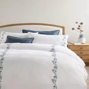 Flower Vine Embroidery Duvet Set - myhomestore.com.pk