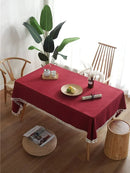 Table cover with lace - myhomestore.com.pk