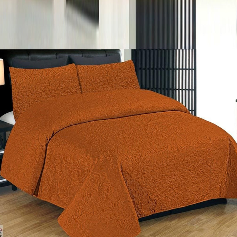 Microfiber Bedspread Solid Color Quilted Bedspread