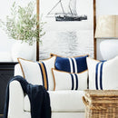 Cushion with Leather work