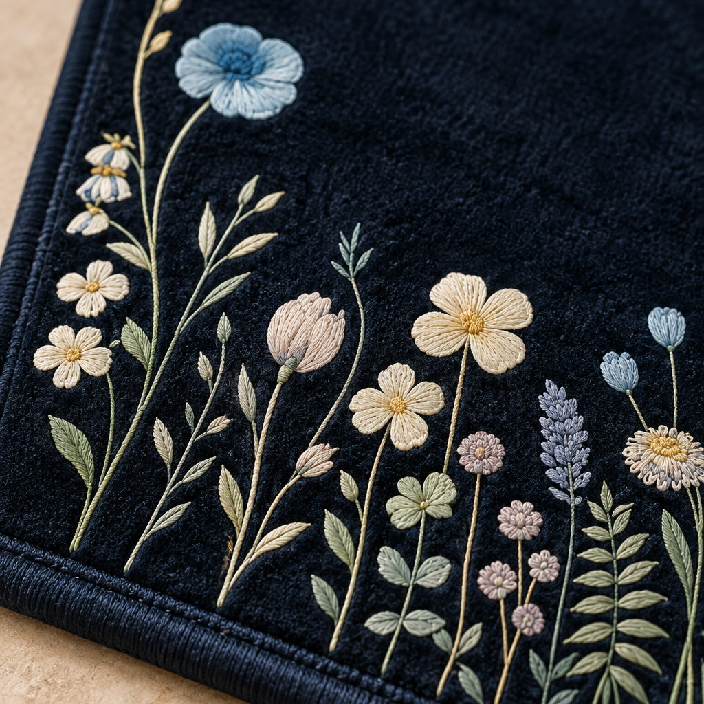 Luxury  Embroidered Prayer Mat