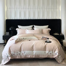 Flowers Butterfly Dragonfly Embroidery Duvet Set - myhomestore.com.pk
