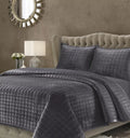 Velvet Bedspread Square Box Stitch