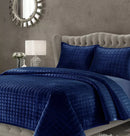 Velvet Bedspread Square Box Stitch