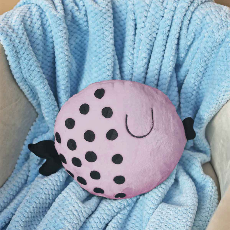 Bubba Fish Baby Cushion Lilac