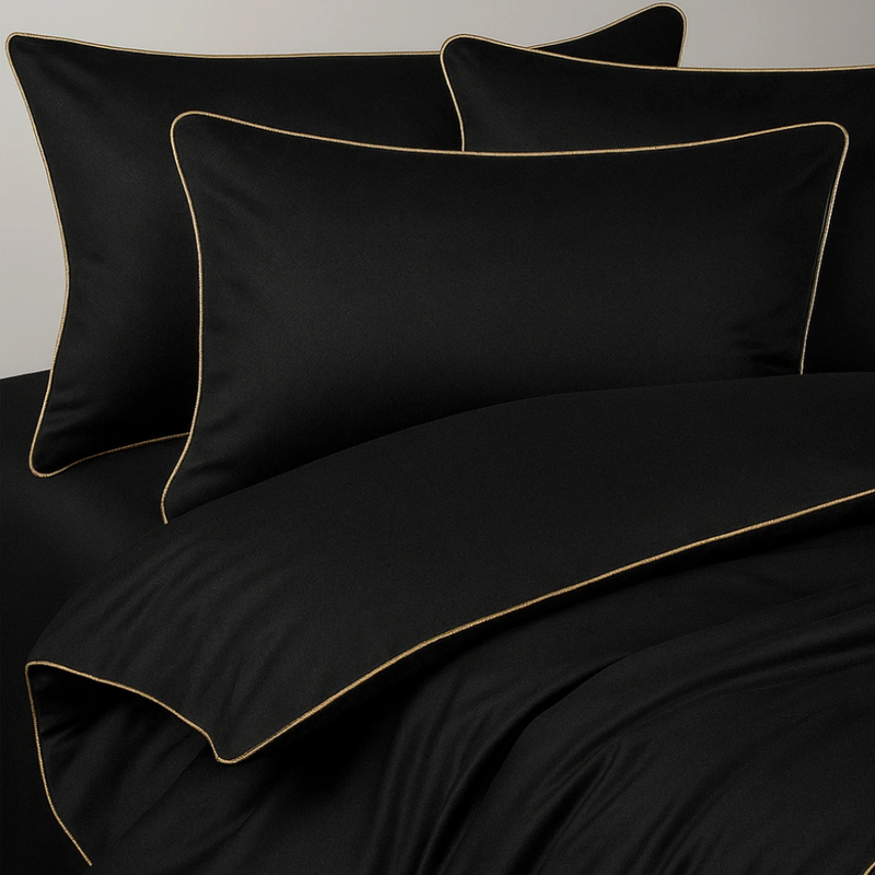 Luxury Duvet Cover Set Piped Edge