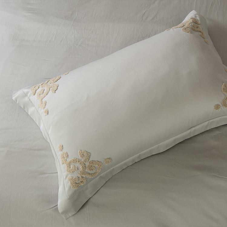 Designer Grey Embroidery Duvet Set  – Soft Luxury Bedroom Essentials