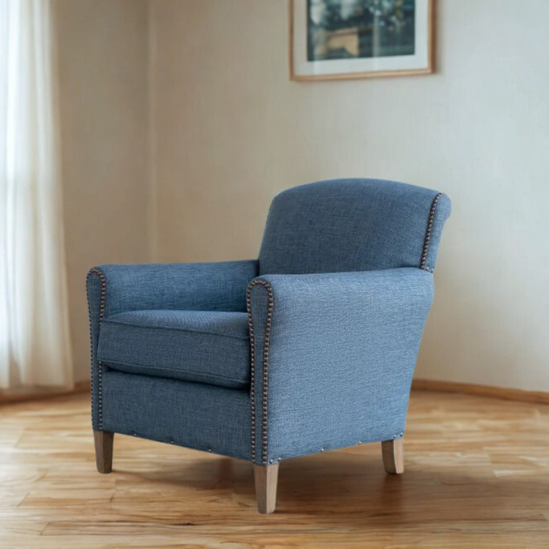 Modern Accent Chair with Wood