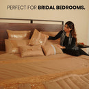 Bridal Bedding Duvet Set with Filling