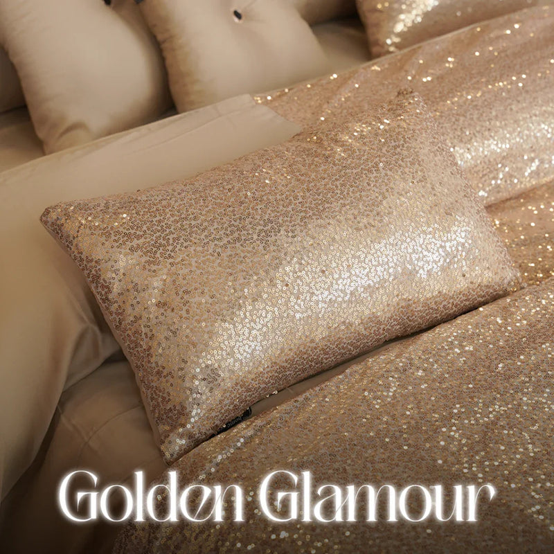 Beige Bridal Bedding Set Opulence