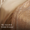 Beige Bridal Bedding Set Opulence