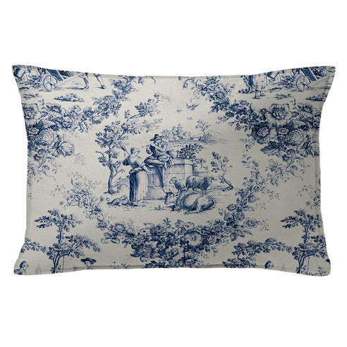 Navy Printed Bedding Duvet Set