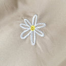 Floral Embroidery Bed Set – Elegant Flower Design