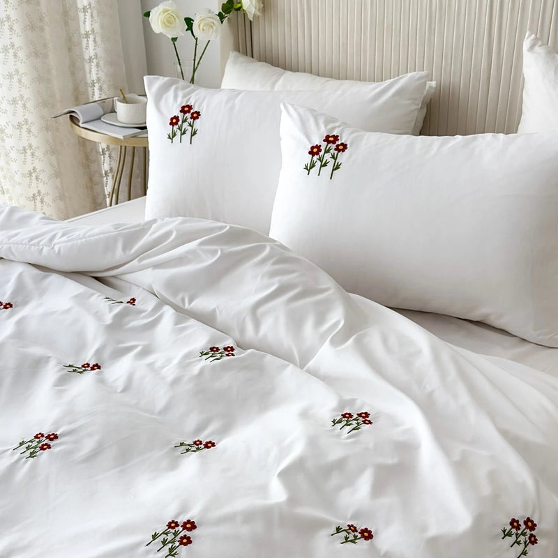 Sunflower Embroidered Bedding