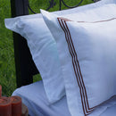 Satin stripe with Baratta Stitch