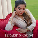 Ruffle Embroidery Cherry Red Velvet Duvet Set