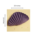 Seashell Decorative Velvet Baby Cushion - myhomestore.com.pk