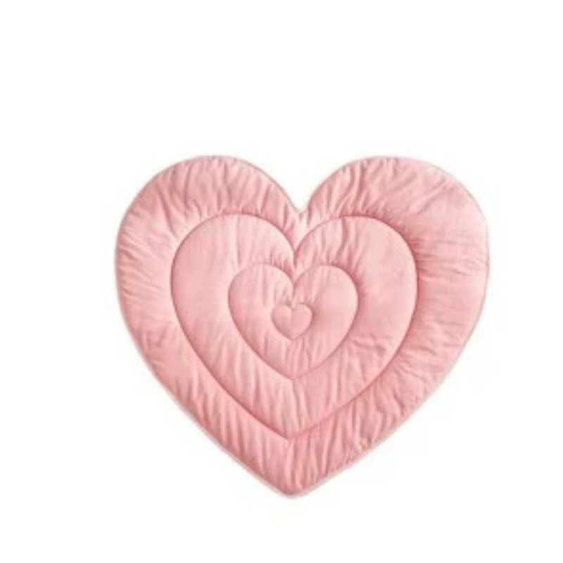 Heart Shaped Baby Rug