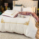 Winter Thick Coral Velvet Duvet Set - myhomestore.com.pk