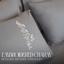 Honesty Embroidered Comforter Set/ Duvet Set