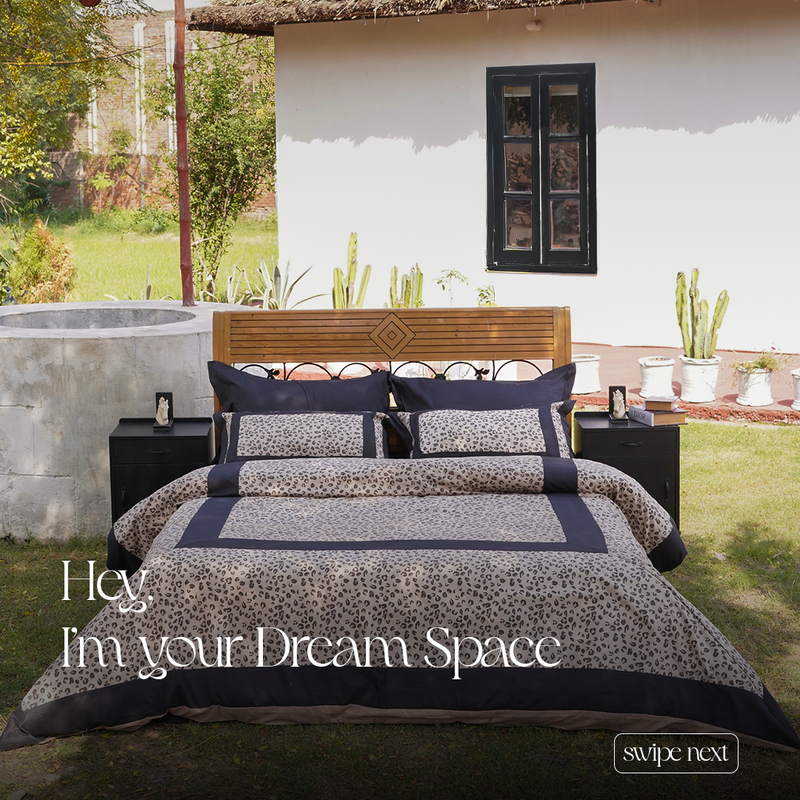 Leopard Printed Duvet Set – Elegant Bedroom Statement