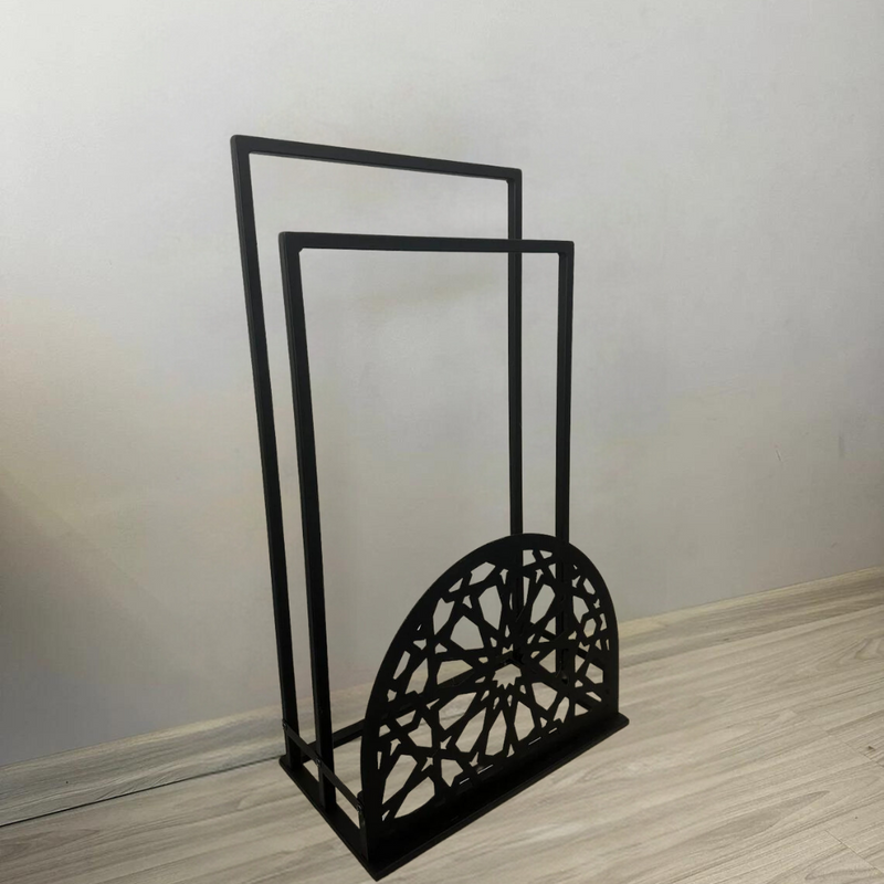 Handcrafted Metal Prayer Rug Stand