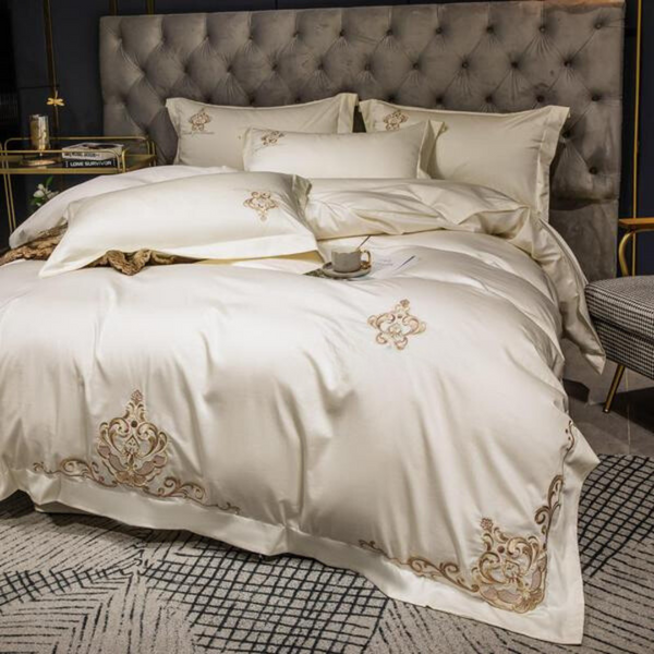 Elegant Embroidery Duvet Set